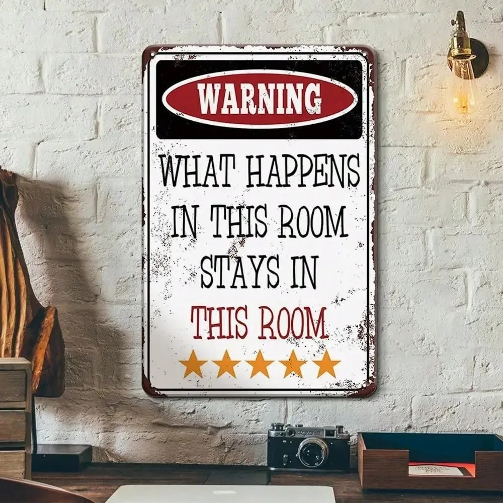 

Vintage Tin Metal Sign, Ramadan Decorations 2026, Valentine's Day Decor, Art Deco, Home Wall Art for Bar Cafe Garage, 8x12 Inch