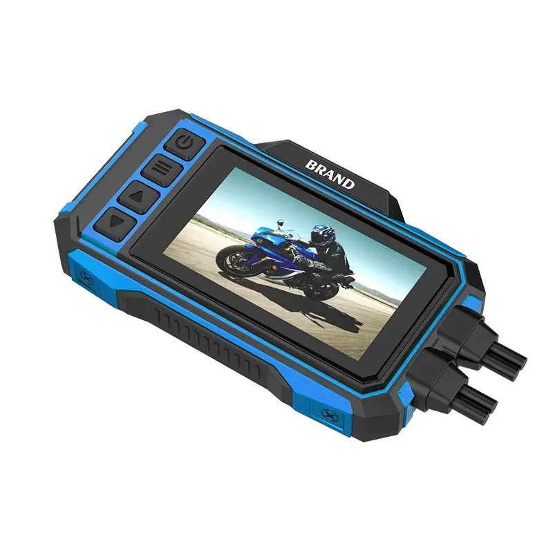 Venda Quente Gravação dvr para motocicleta, painel frontal e traseiro duplo, wi-fi, hd 2k, gps, monitor de estacionamento, 1080p, câmera para motocicleta