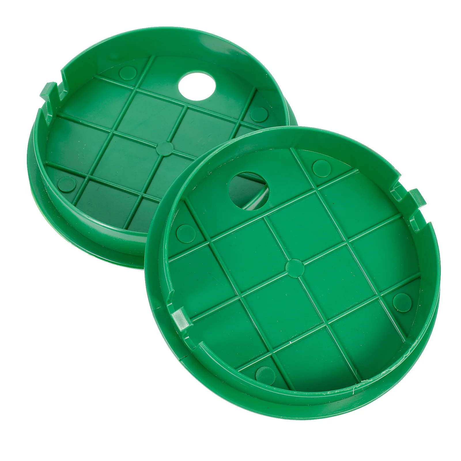 

2pcs Irrigation Valve Box Cover Round Replacement Parts for Sprinkler System Outside Water Plastic Lid Valve Accessories
