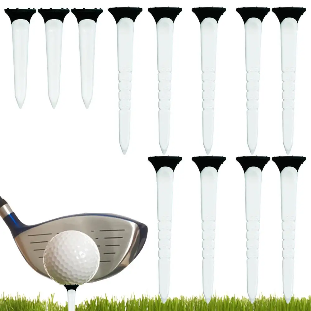 Koszulki golfowe 12X Profesjonalne koszulki golfowe Akcesoria golfowe Mniej tarcia Koszulki golfowe z regulacją wysokości Koszulki golfowe dla mężczyzn Kobiety Golf — zdjęcie 2