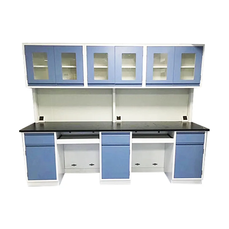 All-steel experimental bench Laboratory special operation bench 16mm epoxy resin countertop workbench, laboratory steel and wood