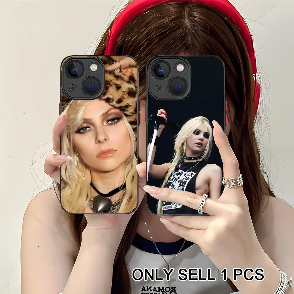 

Taylor Momsen Silicone Mobile Phone Case for iPhone 17 16 15 14 13 12 11 X XR XS Air Pro Max Plus Mini Colorful Cover