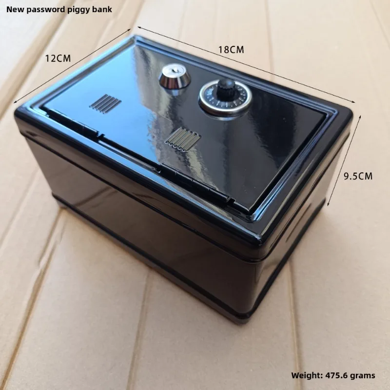 New Creative Portable Piggy Bank Storage Box Small with Key Storage Box Change Box with Lock Piggy Bank Secret Storage