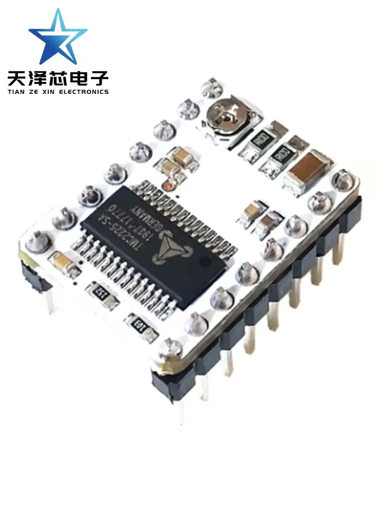 Tmc2225 Stepper Motor Drive Module Anti-Shake Silent Driver Compatible with Drv8825