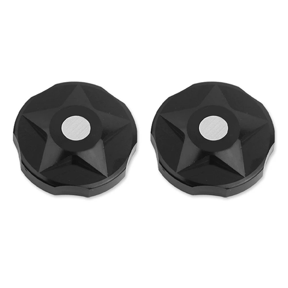 Aluminium Alloy Cover AV Valve Cap Anodizing Treatment Includes 2 Covers For ROCKSHOX Aluminium Alloy Fork Cover