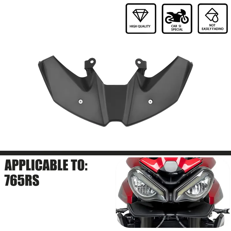 سبويلر أمامي للدراجة النارية للشارع الثلاثي 765R 765RS 765 R RS 2023-2025 سبويلر هوائي عاري القوة السفلية منحرف الجناح