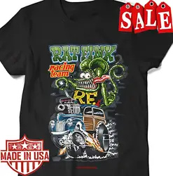 Ed Roth'S Rat Fink Racing Team T Shirt S 5Xl long or short sleeves