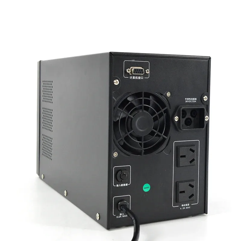Migliore vendita all'ingrosso della fabbrica 1KVA 2KVA 800W 1600W Linea di alimentazione di backup UPS sinusoidale puro interattivo