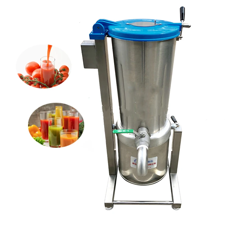 Multifunctional Mango Tomato Fruit Blade Type Grinding Machine Fresh Fruit Blender Beater Berry Fruit Pulping Machine