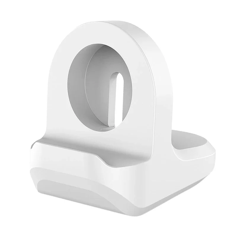 Silikon-Ladestation für Apple Watch Series 9 8 7 6 5 4 SE Apple Watch Iwatch Station Dock Ladestation Desktop-Halter Zubehör – Detail 9