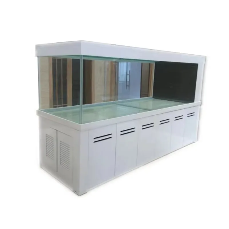 Customizable Large Size Aquarium Tanks Crystal Low Iron Ultra White Clear Glass Fish Tank Salt Water Aquarium Tank