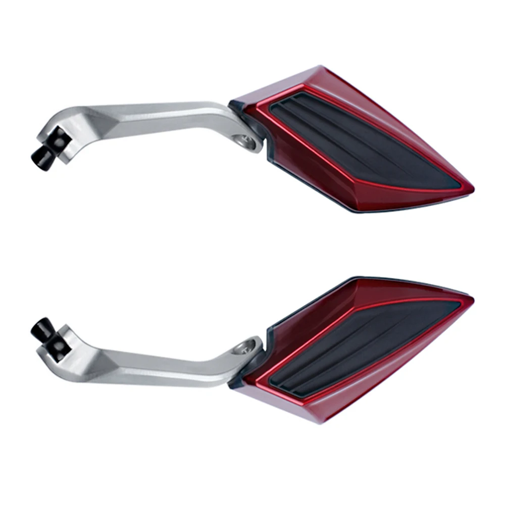 1 Pair Motorcycle Rear View Mirrors  8MM 10MM Scooter E-Bike Motorbike Side Mirrors Carbon Fiber Motorcycle Mirror Universal