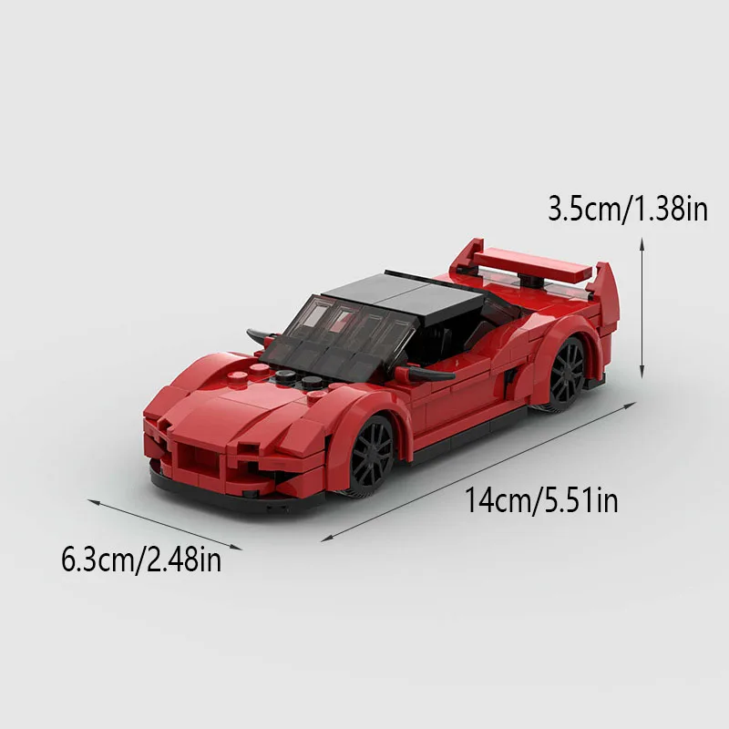 194Pcs Moc Wide Speed City Car Champions Racer Supercars Sports Vehicle Building Blocks Creative Garage Toys Christmas Gift