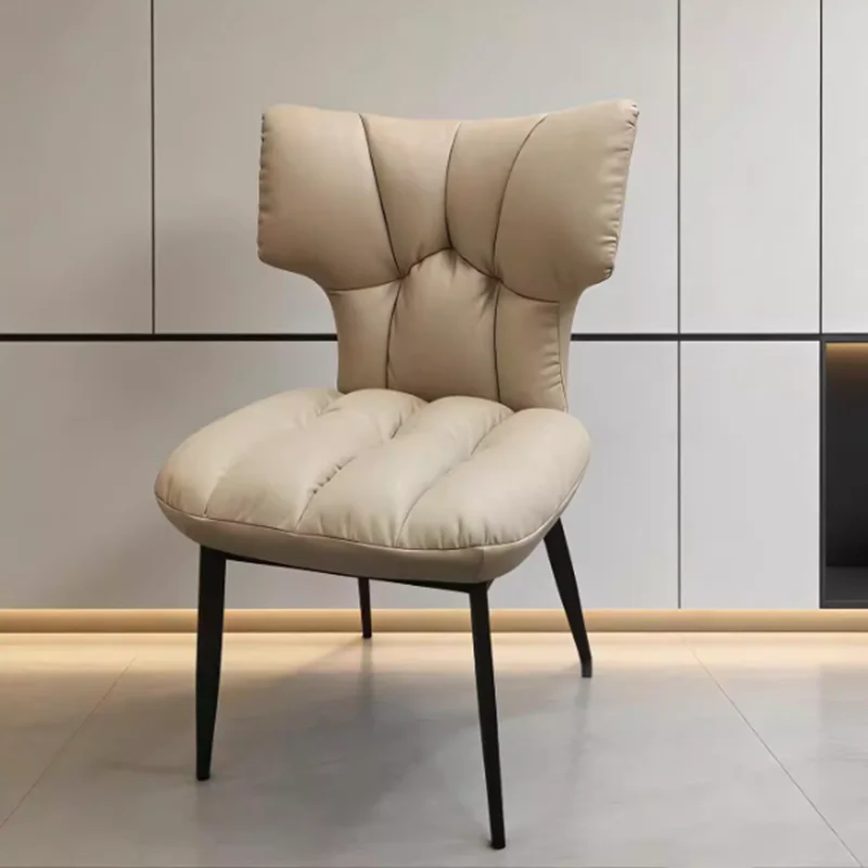 Minimalist Stylish Dining Chairs Italian Luxury Room Accent Dining Chairs Foldable Designer Sillas De Comedor Furniture For Home