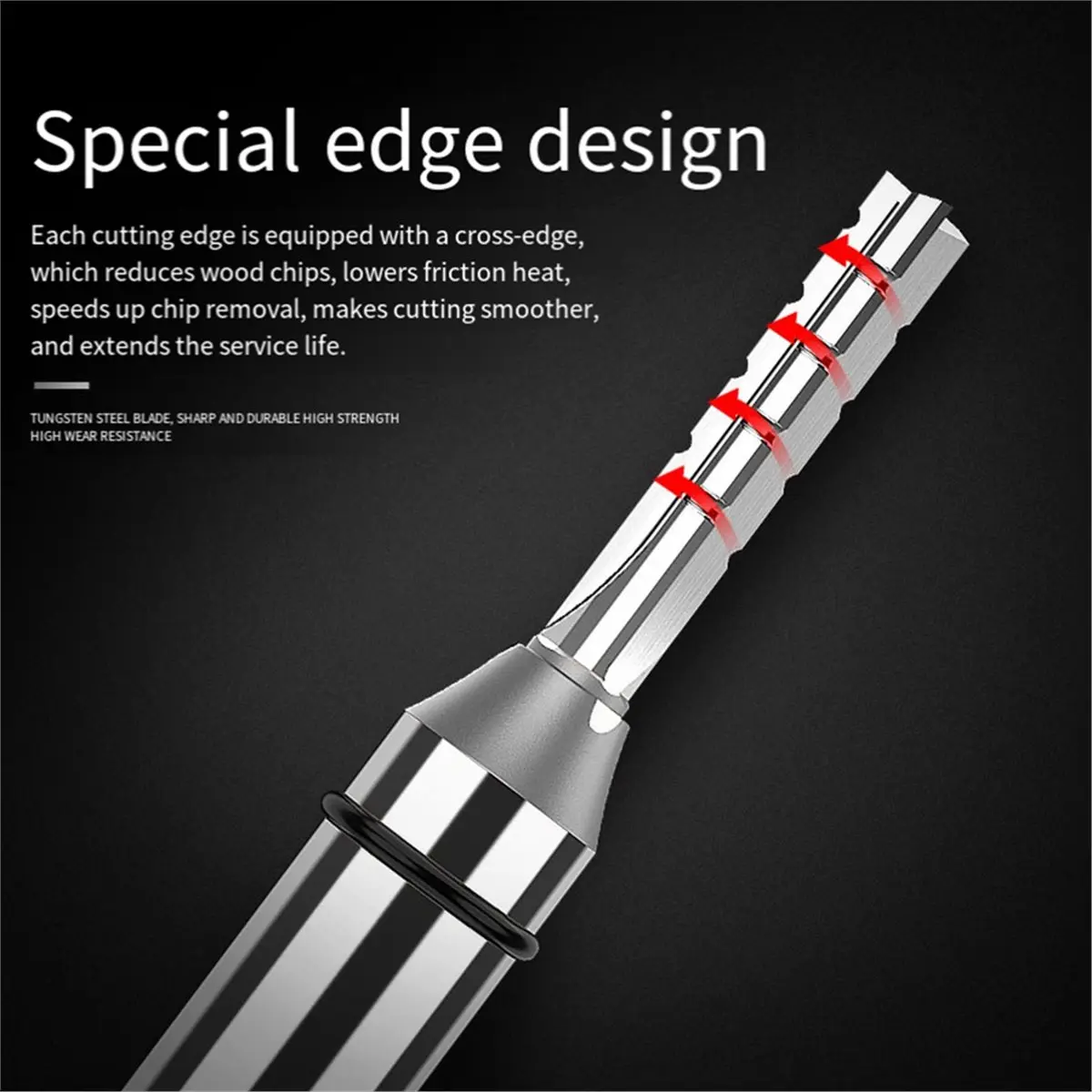 【STABLE QUALITY】3PCS 1/2 Shank Trimming Straight Milling Cutter for MDF Woodworking Carving Engraving Router Bit Carbide CNC Too