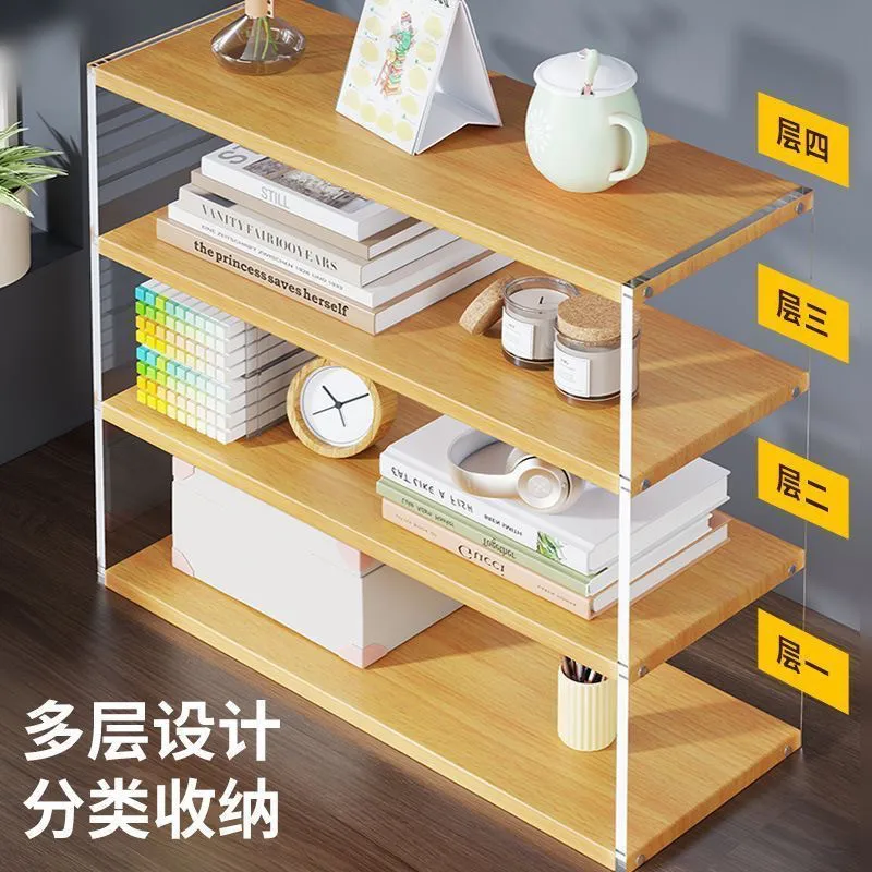 Desktop Storage Rack Tea Cup Organizer Kitchen Seasoning Supplies Toy Display Cabinet - Multi-Functional Home Office Storage Sol