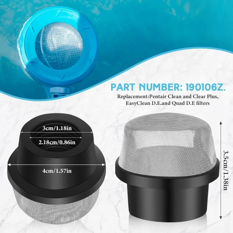 Air Bleeder หน้าจอเปลี่ยนโดยตรงอุปกรณ์สระว่ายน้ำสำหรับ 190106Z รุ่น Dropshipping