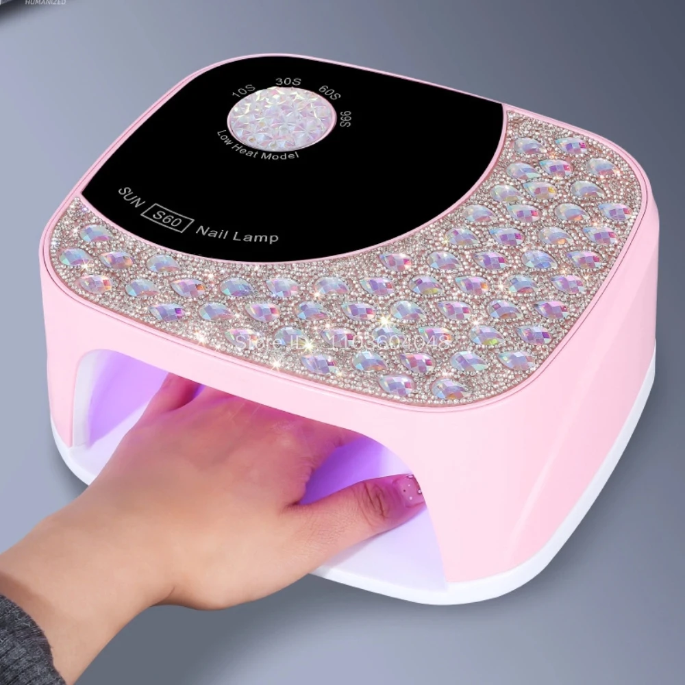 Oplaadbare UV LED-nagellamp voor nagels 36 LED's Draadloze gellak-uithardingslamp met scherm Professionele nageluitrusting