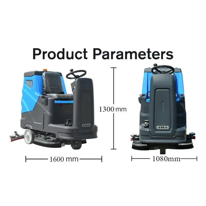 Ride-On Street Sweeper Electric Road Industrial Sweeper Truck with Engine and Motor Core Components for Safety Compliance