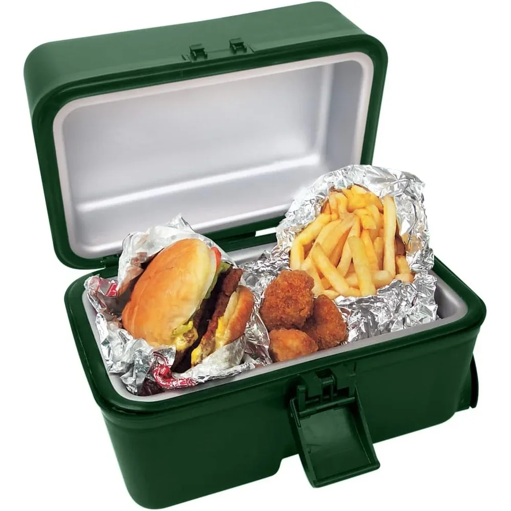 12V Electric Lunch Box Oven Portable Food Heater For Car Travel Heated Meal Cooker For Truckers Campers Van Life