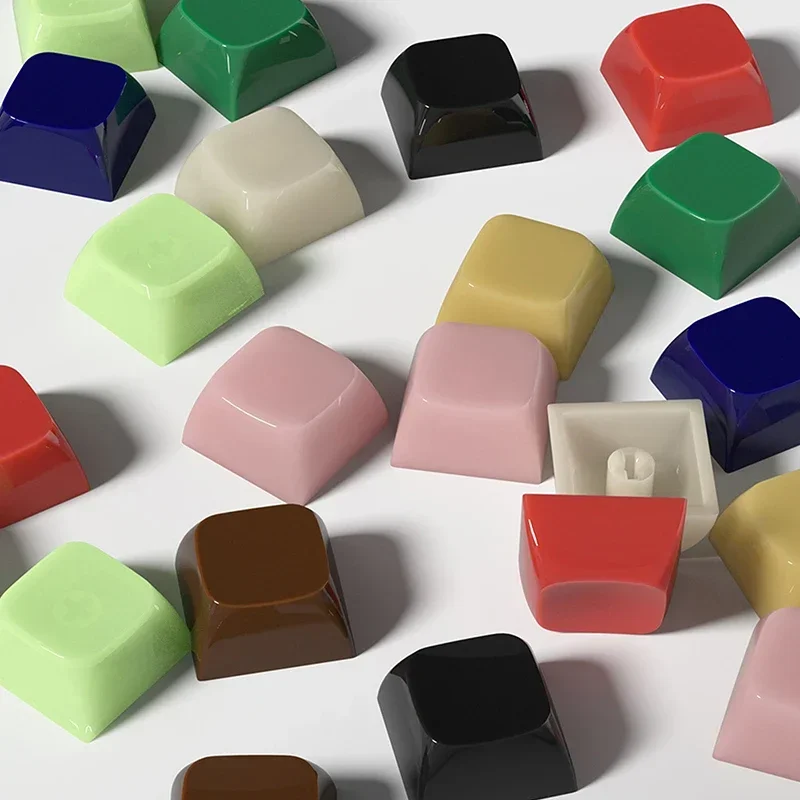 XDA Keycaps For Custom Gaming Mechanical Keyboard Imitation Jade Texture PC Material Jelly Clear Key Keyboard Caps