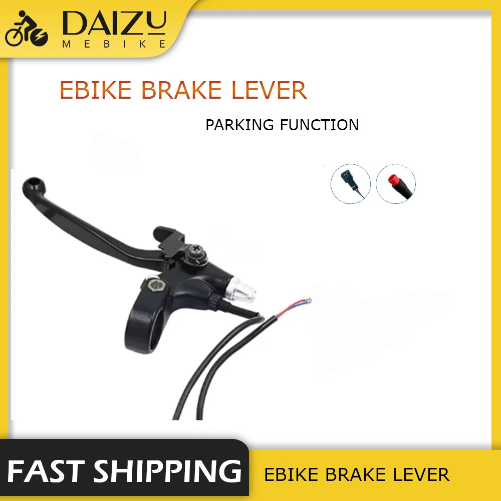 

Electric Bicycle Brake Lever Ebike Accessories SM/Waterproof Plug Safety Assured Parking Function Cut off Electricity Power