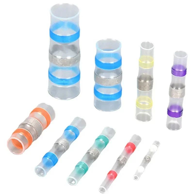 30 szt. Wodoodporne złącza przewodów lutowniczych izolowane termokurczliwe zaciski przewodów elektrycznych złącze przewodu stykowego