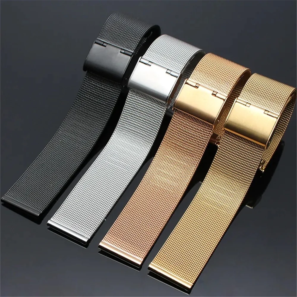 20mm 22mm Breathable Milanese Stainless Steel Strap For Huami Amazfit GTR mini GTR 4 3 Pro 2 2e / GTS GTS4 GTS3 GTS2