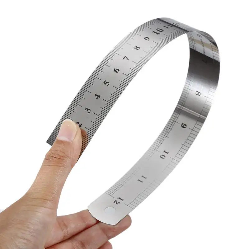 アルミニウム金属製の三角形のスケール、技術定規、技術工学、エンジニア、12 "、30cm