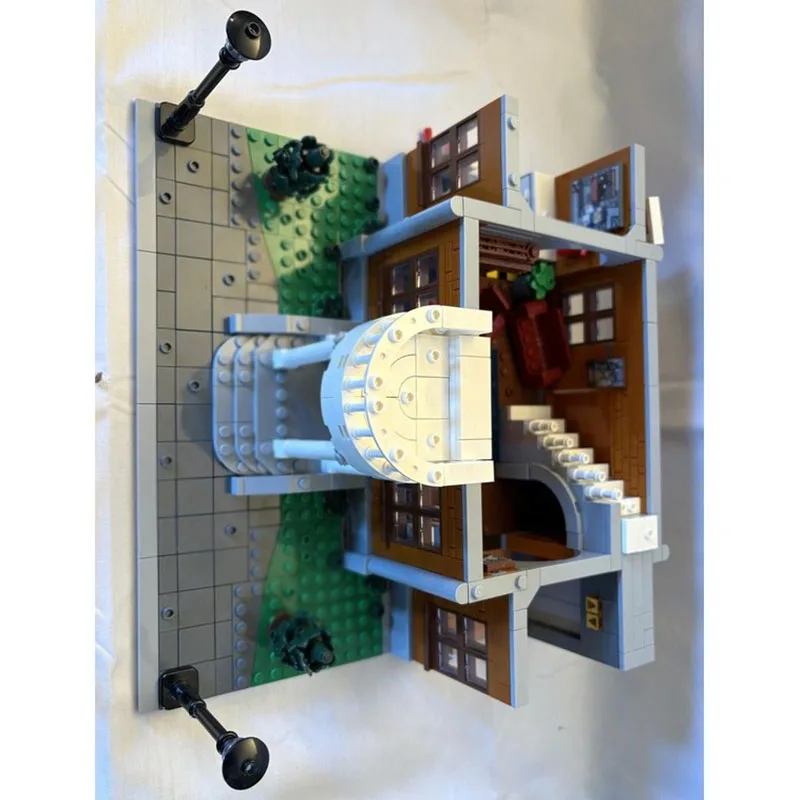 人気映画モデル MOC 組み立てブロック モジュール式マンション 改造モデル テクノロジーブロック クリスマス DIY おもちゃ 組み立てギフト