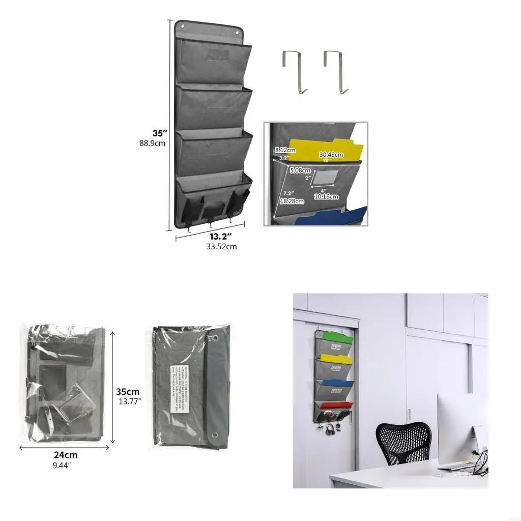 M5TB Многоцелевая дверная дверь Sundires Suldires Sag Sack складной настенный держатель журнала Mount