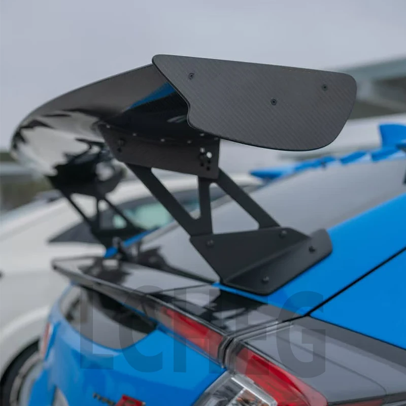 For  2016-2021 Honda Civic FK4 FK7 FK8 TypR 5 Door Hatchback High Quality Real Carbon Fiber Car Rear Wing Trunk Lip Spoiler