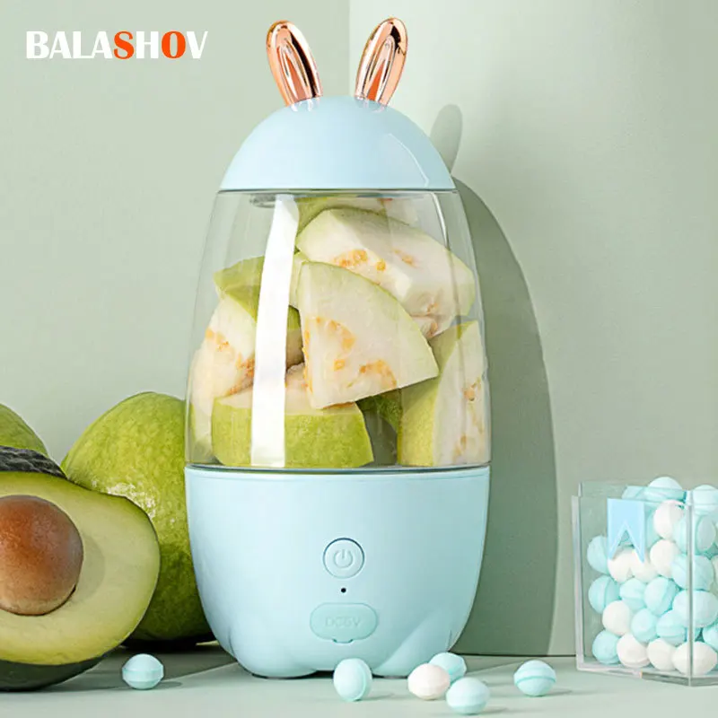 عصارة كهربائية صغيرة محمولة خلاطات USB الصحافة شحن عصارة يدوية كوب 330 مللي منتج أغذية شخصية صانع مستخرج العصير