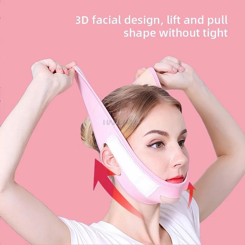 Maska wyszczuplająca twarz V-Line Lifting Podnosząca Policze Podbródek Szyję Wyszczuplający Pasek Upiększający Ujędrniający Maska na Twarz Wyszczuplająca Bandaż
