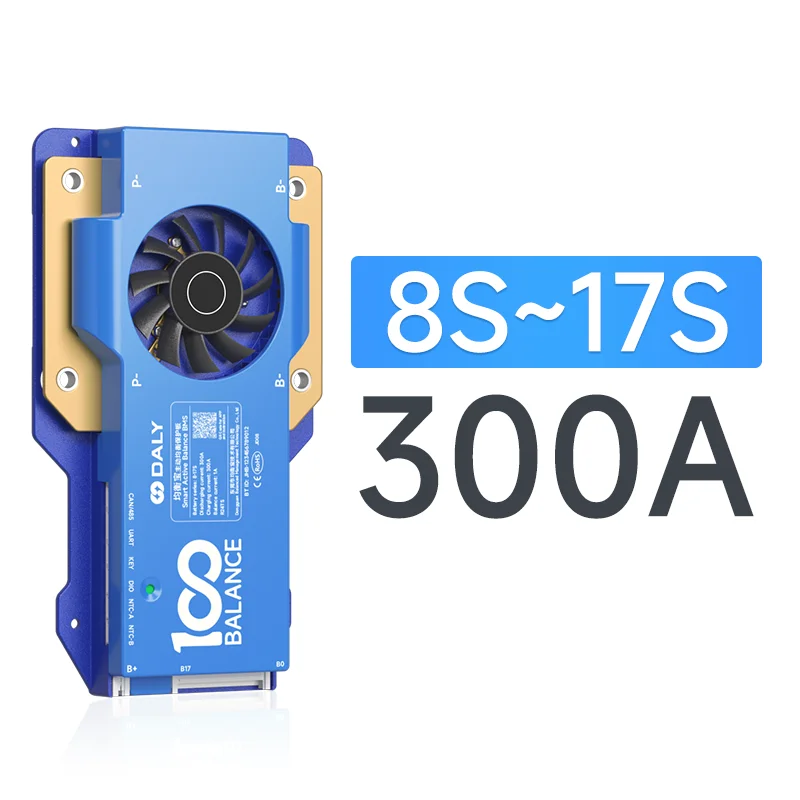 Daly 100 баланс 300A 8-17S bms WIFI Встроенный bt smart Active BALANCE jk BMS 4-8s 8-17S 1A BT BMS bms Lifepo4 NMC li-ion