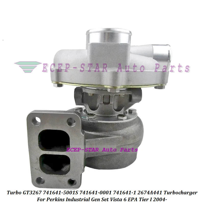 GT3267 741641 741641-5001S Turbo 741641-0001 2674A441 Turbocharger For Perkins Industrial Gen Set Vista 6 EPA Tier I 2004-