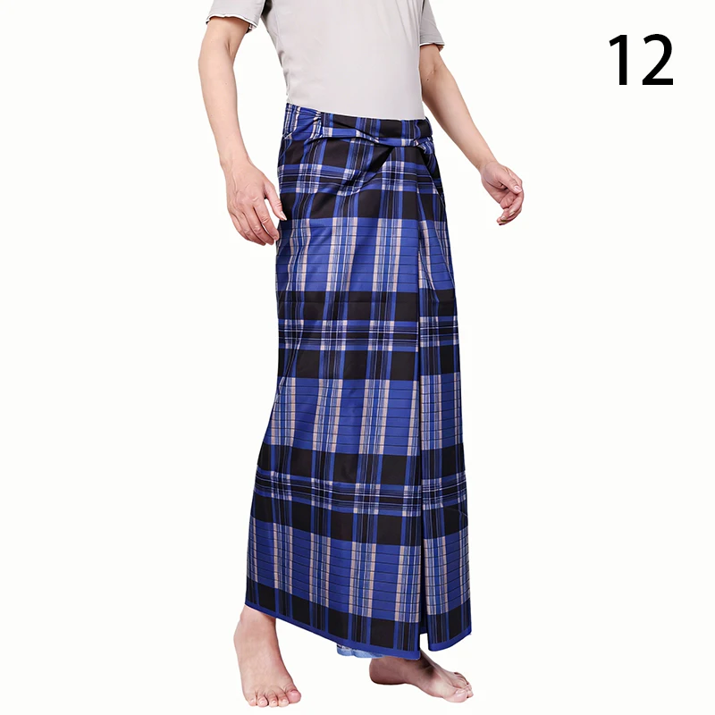 Southeast Asian Dai Ethnic Style Sarong Skirt Unisex Traditional Summer Wrap Tube Skirt Thailand Beach Wear Daily Casual Dress