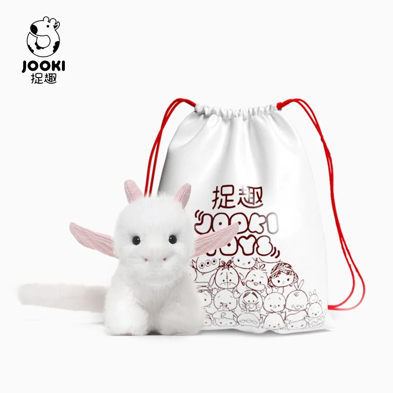 Peluche da cova con drago gallese bianco, adorabile animale di peluche stupido e cuscino lenitivo, regalo di compleanno accogliente