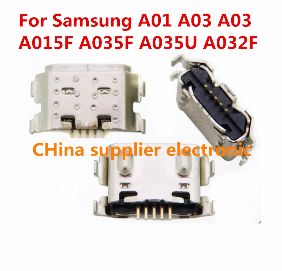 10pcs-200pcs Charger USB Charging Port Dock Connector For Samsung A01 A03 A03 Coer A015F A035F A035U A032F