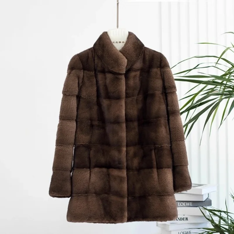 2025 шуба из натурального норкового меха