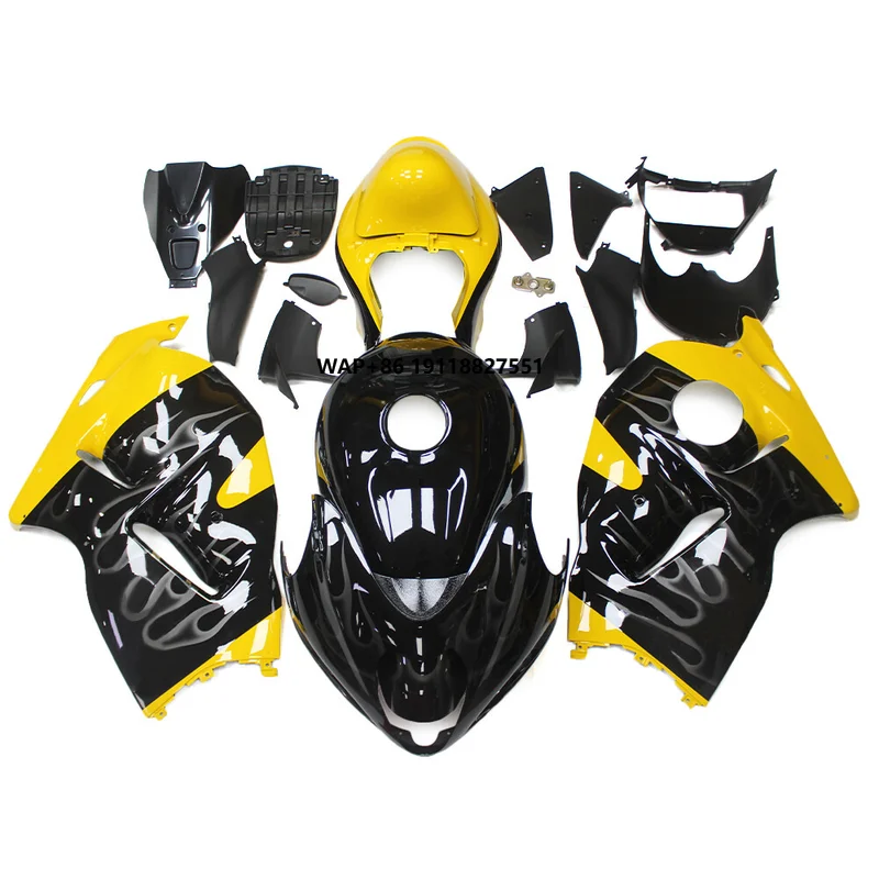 

Black Yellow Fairings Kit Fit for Busa 1997-2007 GSXR1300 Gen 1 with Tank Covers