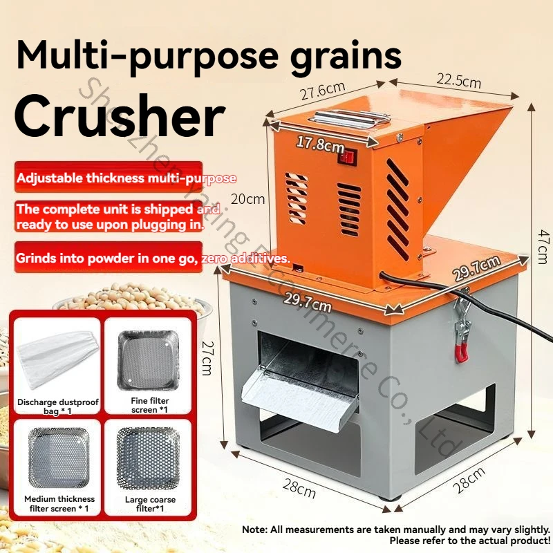 Household Small Flour Grinding Machine Corn, Wheat and Coarse Grains Electric Milling Machine