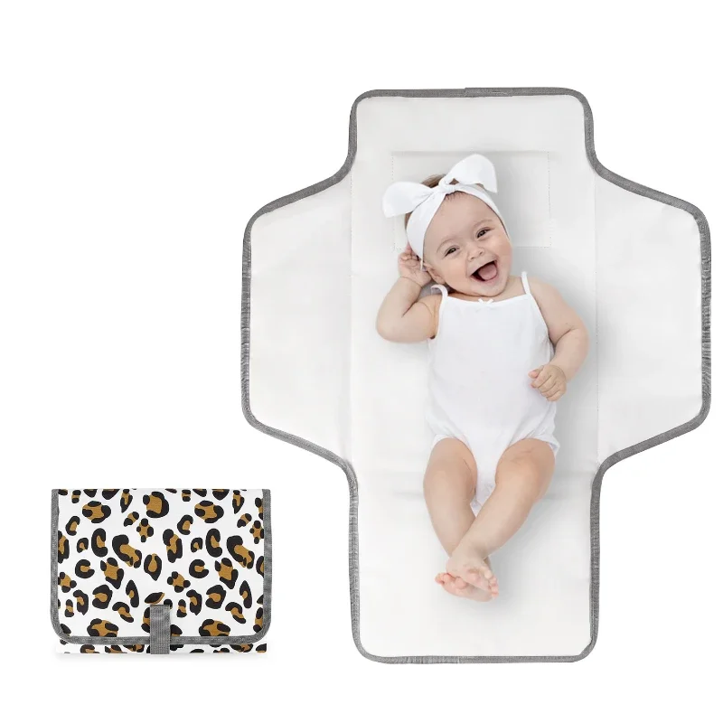 Portable diaper changing pad folding for mother and baby