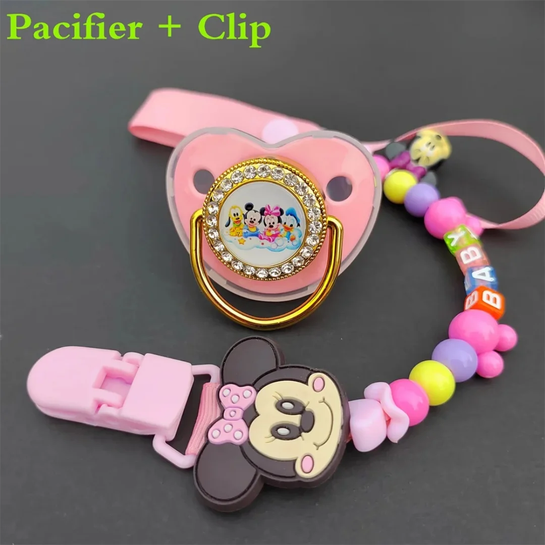 Baby crawl suit Baby pacifier and pacifier clip do not contain BPA name Silicon Baby nipple Bling Baby pacifier Baby shooting