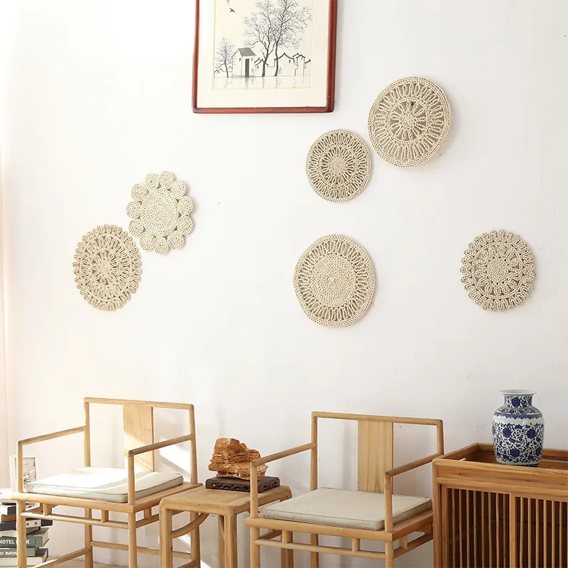 Handwoven Rattan Placemats - Heat Resistant Natural Table Mats for Dining, Kitchen, Wedding & Home Decor, Eco-Friendly Woven