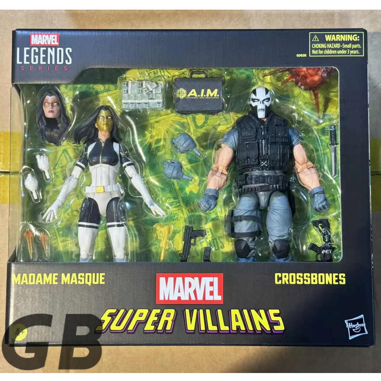 

Набор подвижных фигурок Hasbro Marvel Legends Crossbones Madame Masque, 6 дюймов, коллекционные фигурки суперзлодеев для взрослых коллекционеров
