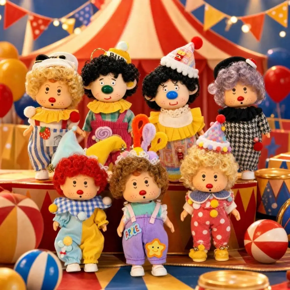 14cm Potato Doll Circus Clown Series Super Cute Pendant Toy Set - Collectible Cute Dolls