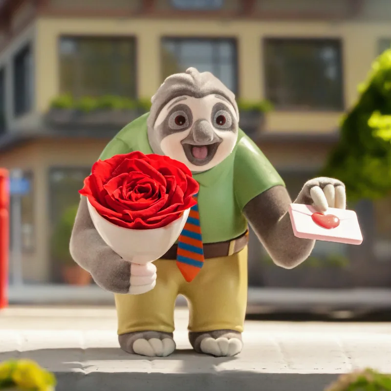 ディズニー ズートピア ファンタジー エターナル フラワー ブラインド ボックス - トレンディなコレクタブル デスクトップ オーナメントと誕生日ギフトおもちゃ