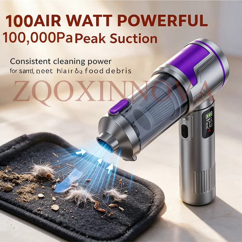 Cordless Vacuum Cleaner Car Washing High Power Robot Vacuum Cleaner  Vertical Cleaning Machine Home Automotive Vacuum Cleaner