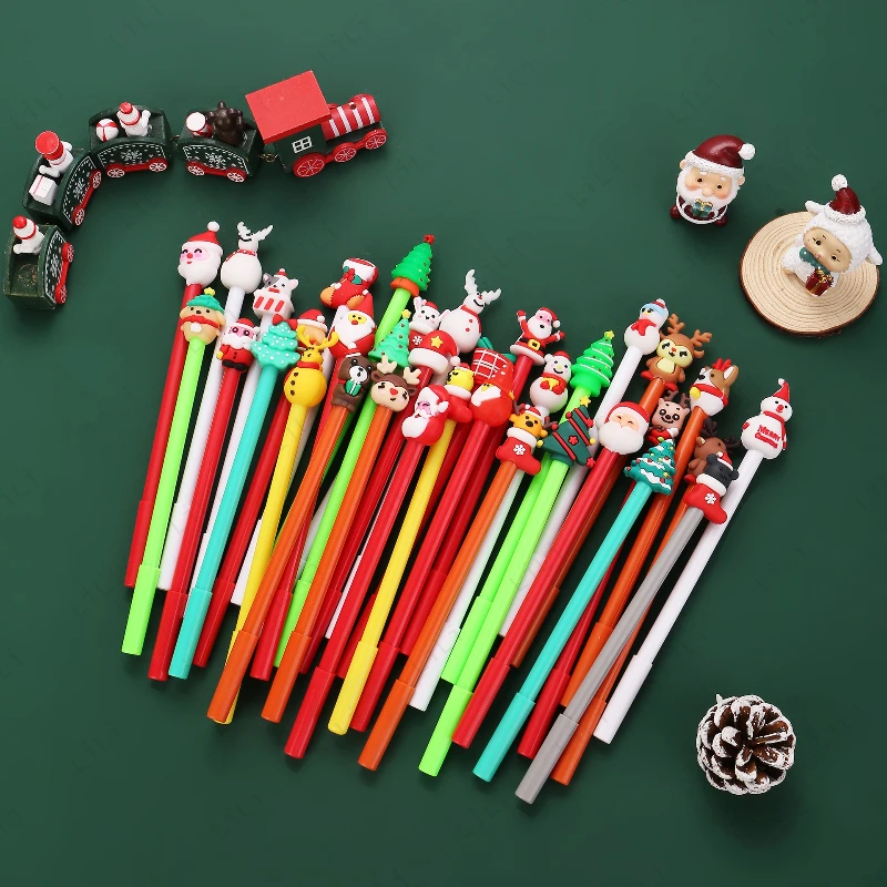 

Christmas Cartoon Neutral Pen with Multiple Styles To Choose From Stationery Gift Pen Beautiful and Cute Student Gift Prizes
